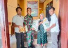 Babinsa Desa Maponu Dampingi Penyaluran Bantuan Pangan Beras untuk Keluarga Penerima di Pasangkayu